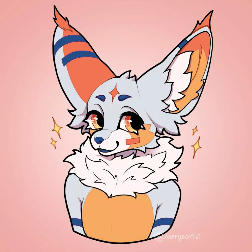 Another headshot :> (art by me)