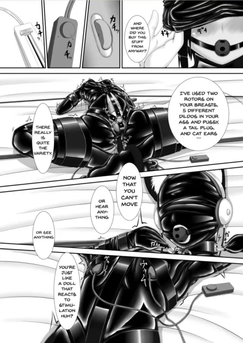 Brainwashed latex toy-girl