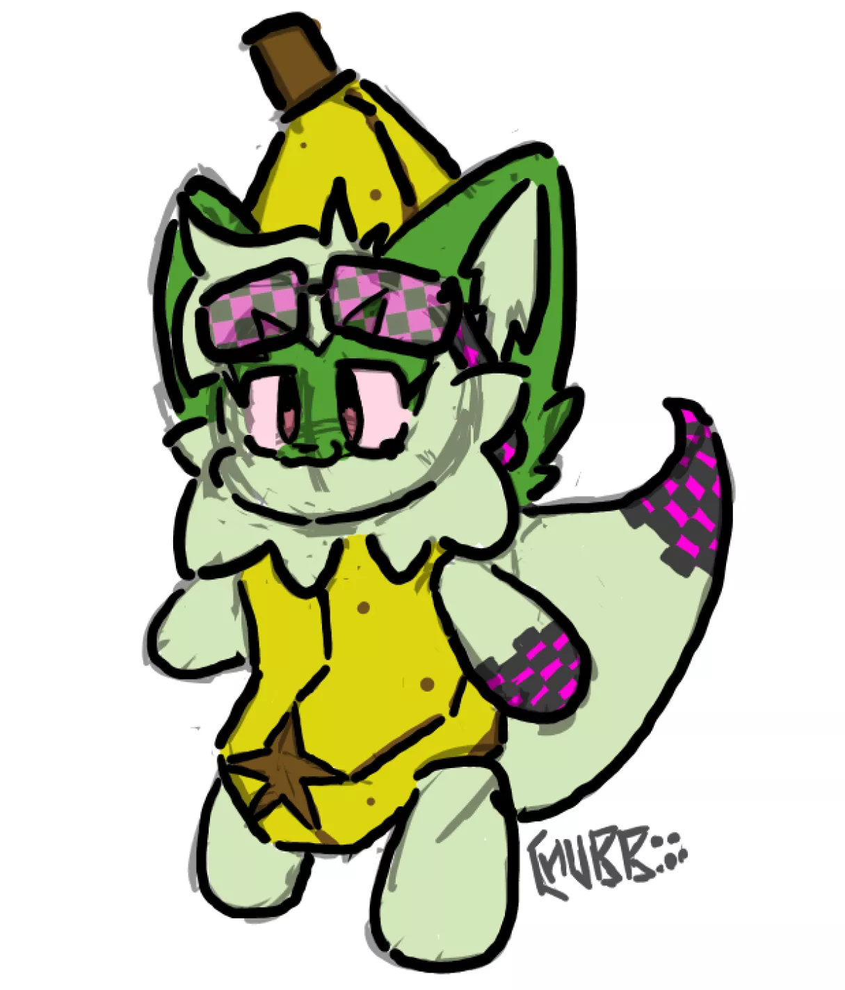 Bud found a banana suit. Rate her drip?