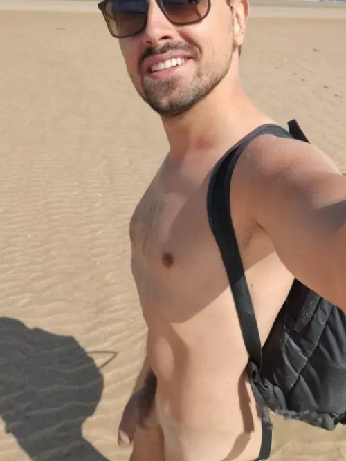 Enjoying naked adventures on the beach this summer!