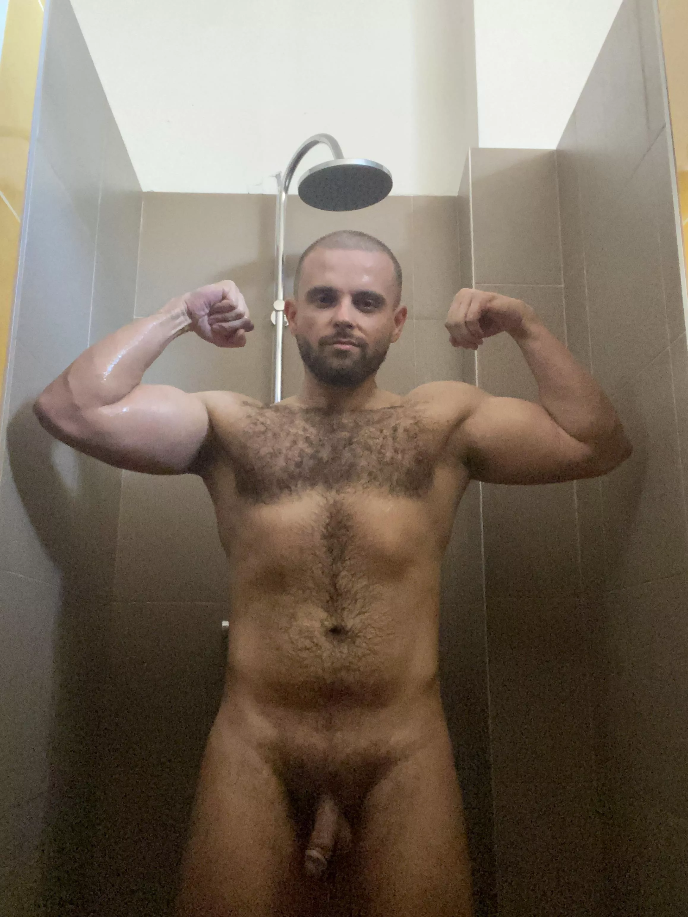 Flexing for the bros [31]