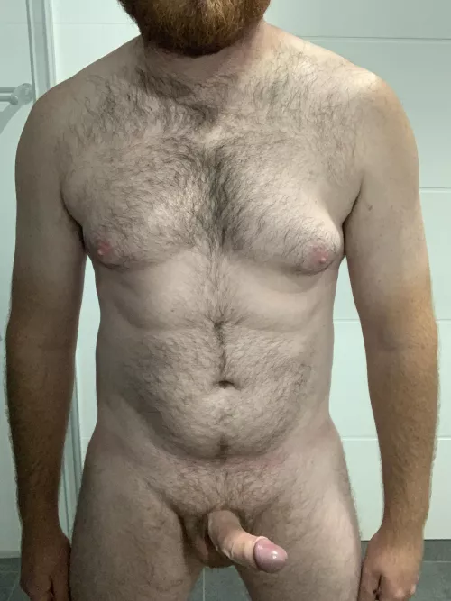 Ginger beard and curved boner 🍌