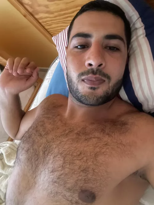 I wish to wake up next to you with my naked chest and body