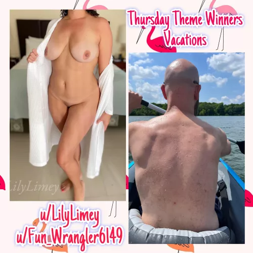 Let’s hear it for our Thursday Theme Winners- Road Trip/Vacation!