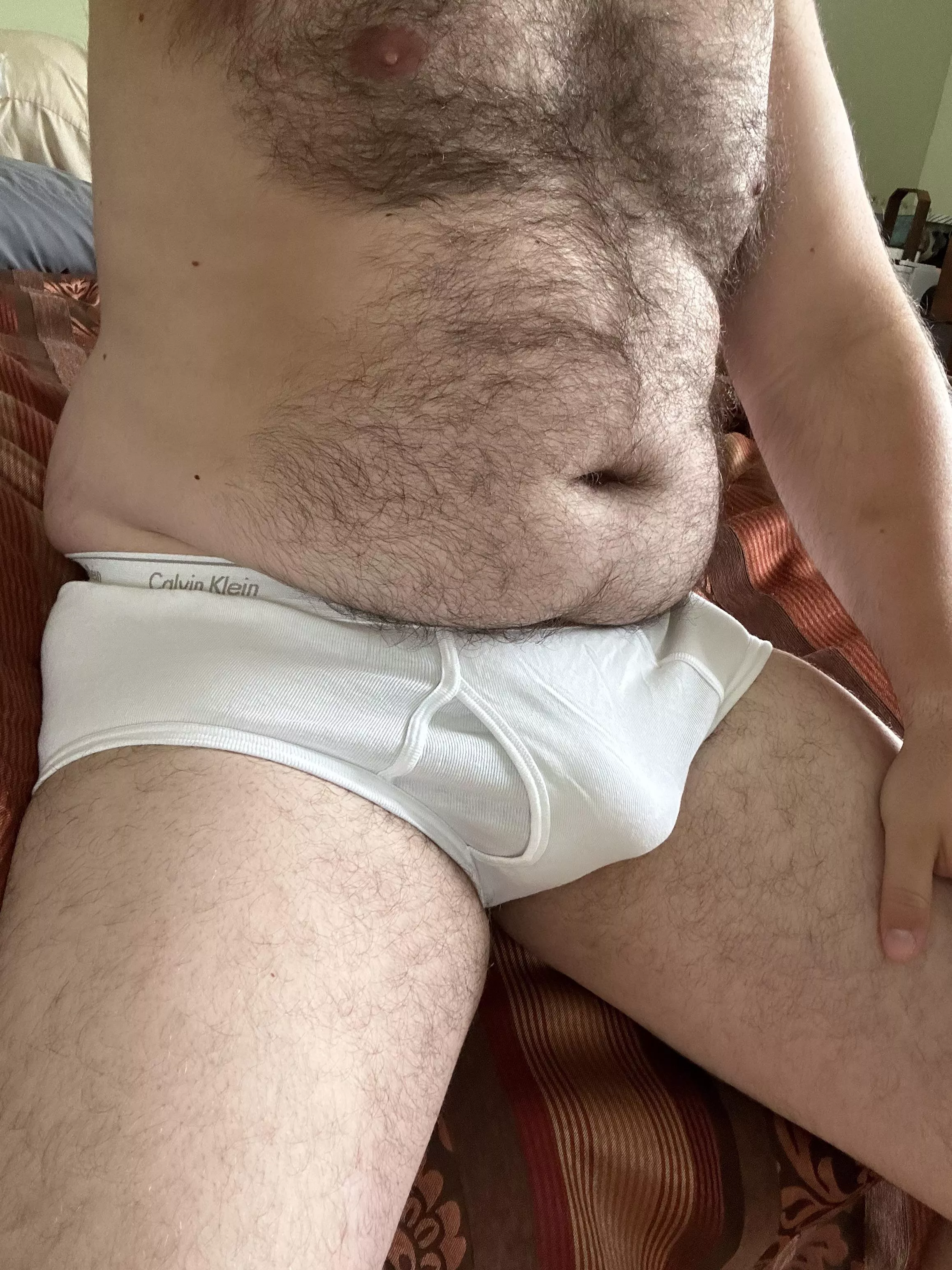 Lounging before work