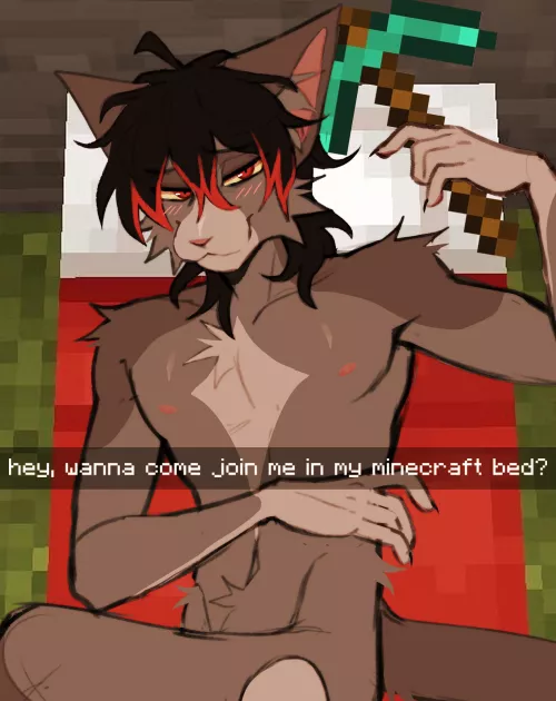 minecraft bed by VAMPIMORPH