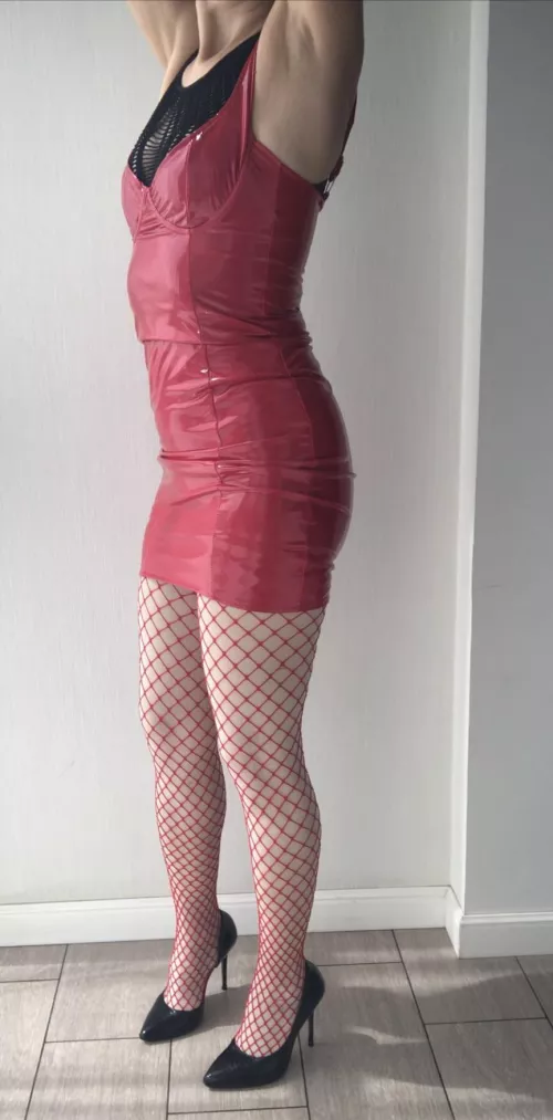 My legs look so hot in fishnets