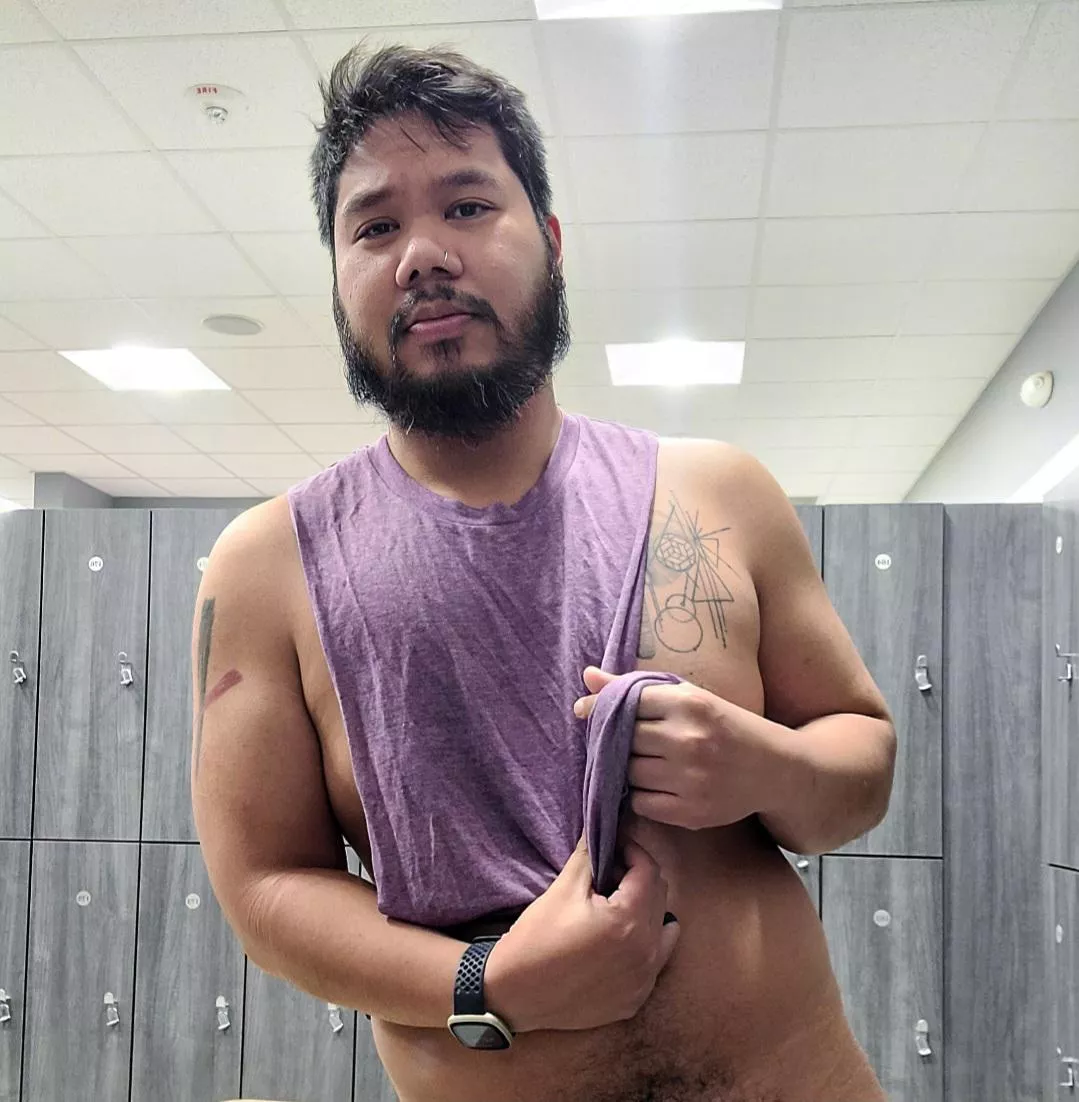 Post gym makes me feel gross but sexy