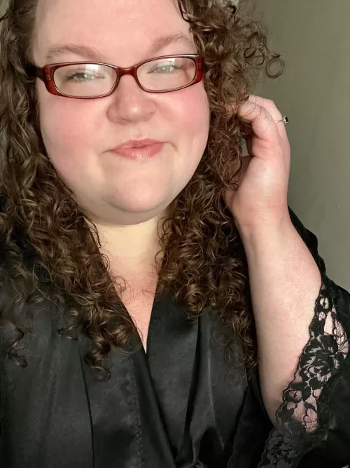 Relaxing in my favorite robe!