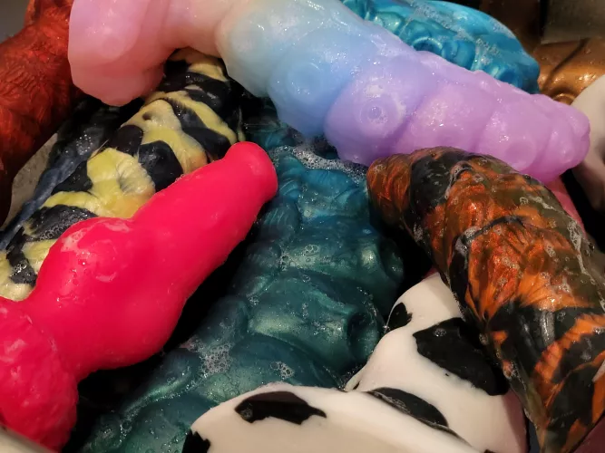 Squeeky clean monsters!