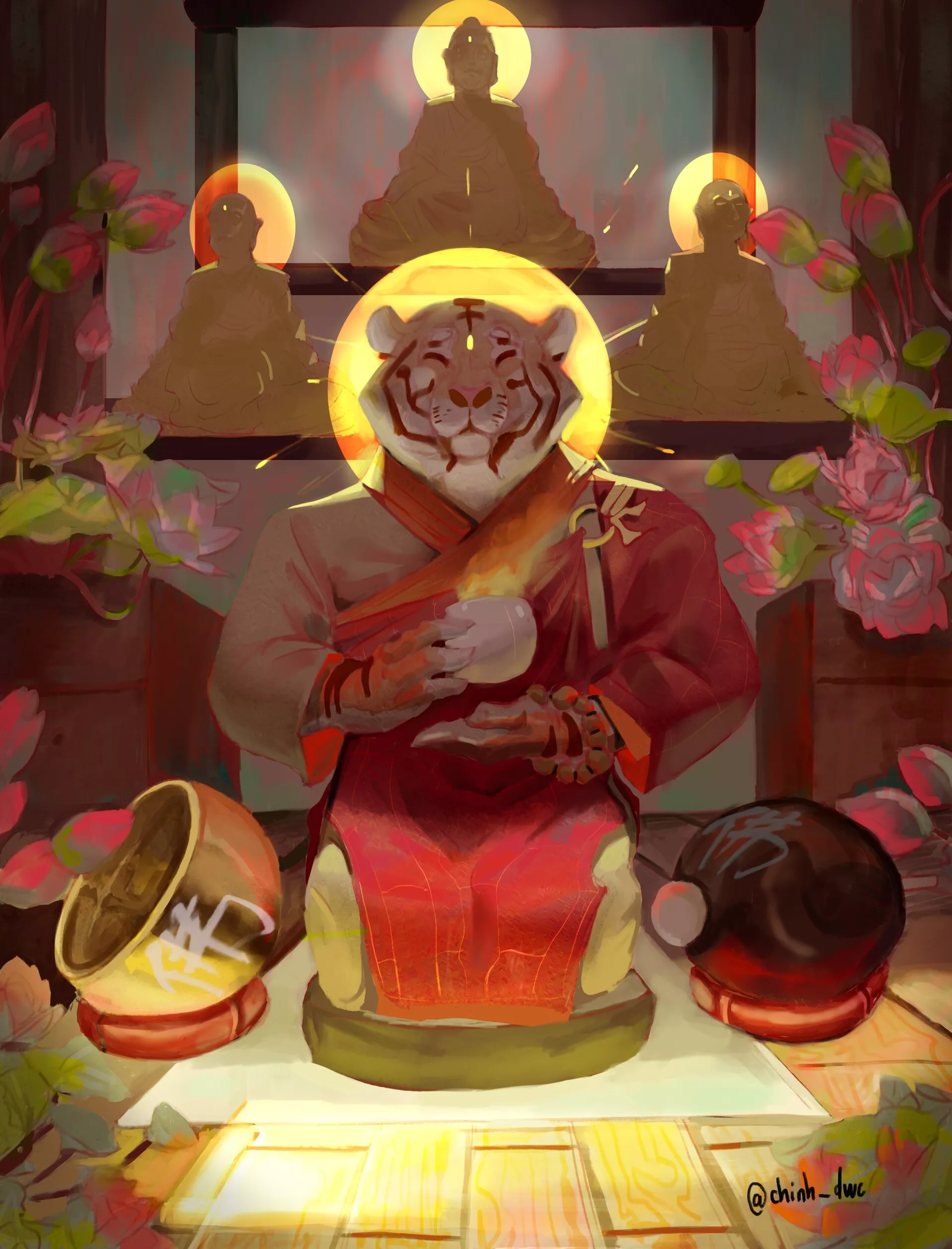 Tiger Monk by me