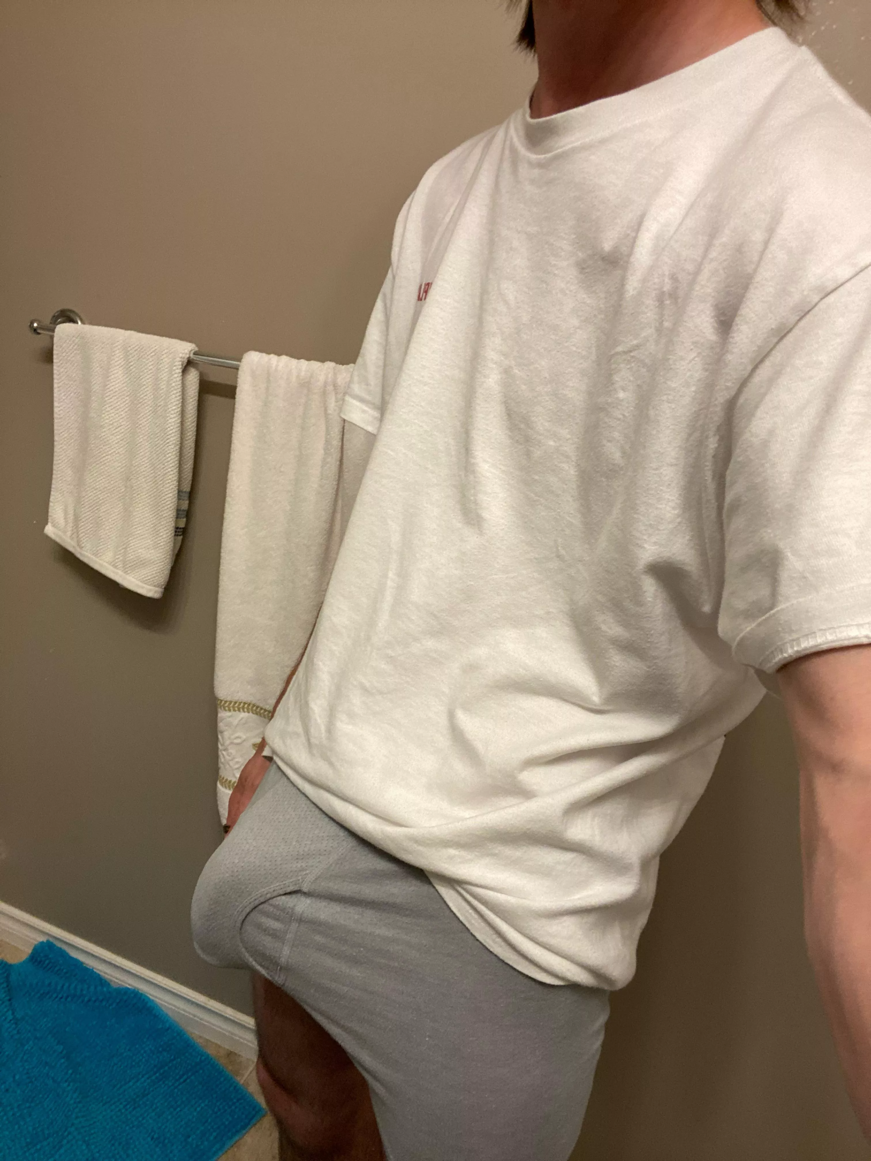 Underwear holding it as best as it can