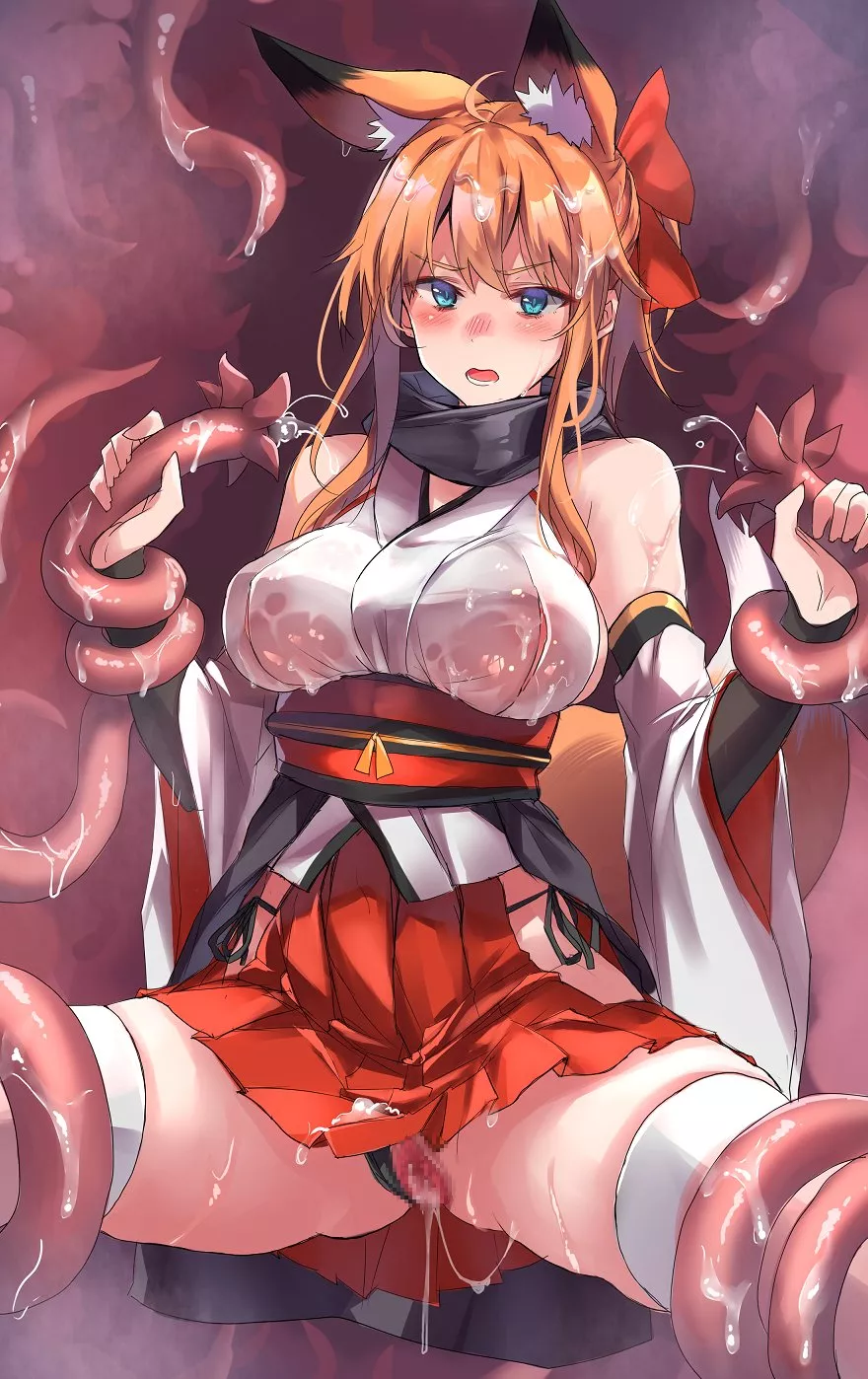 You can't escape once the tentacles coil around your limbs (sawaya)