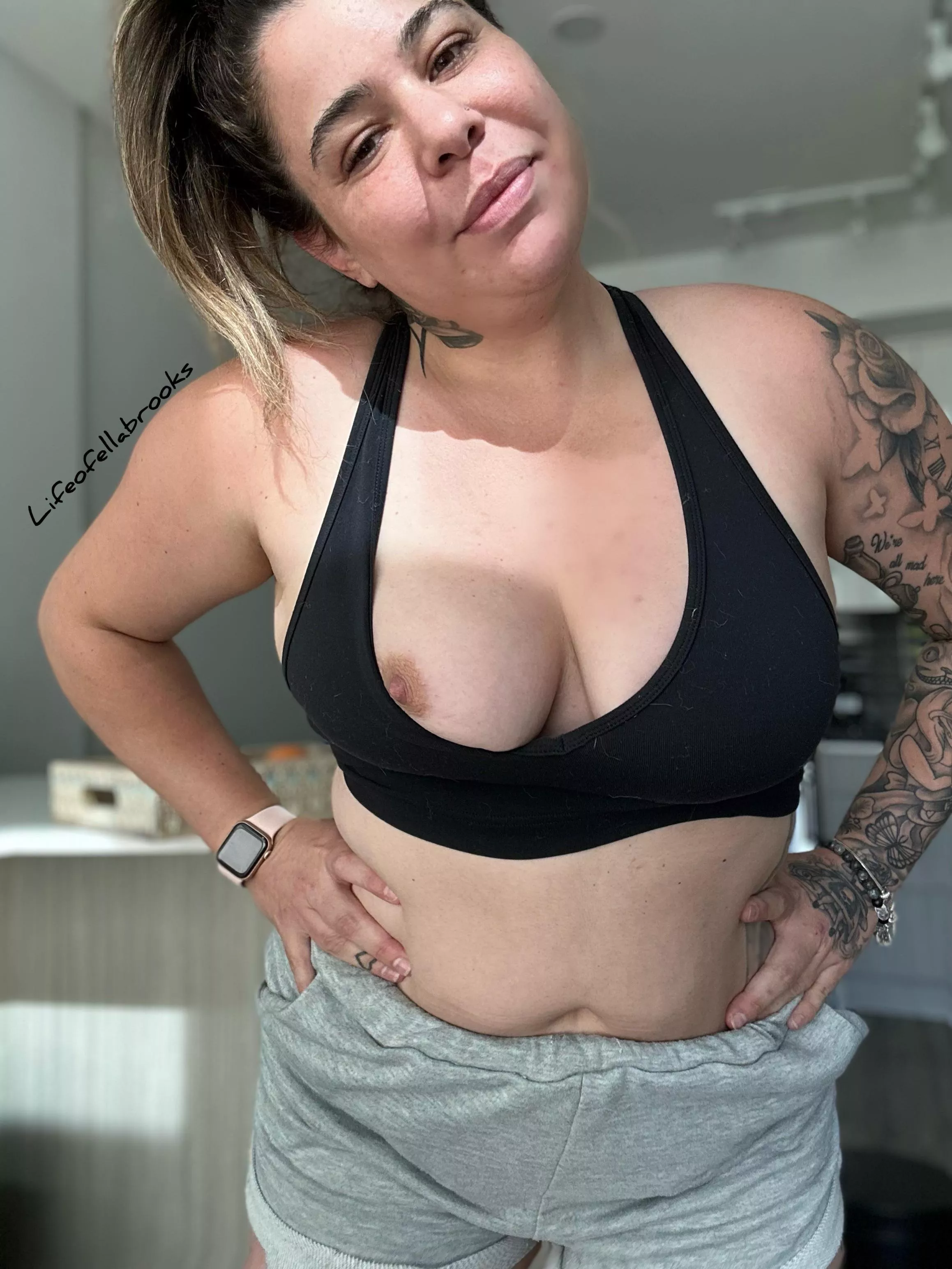 An early titty Tuesday present