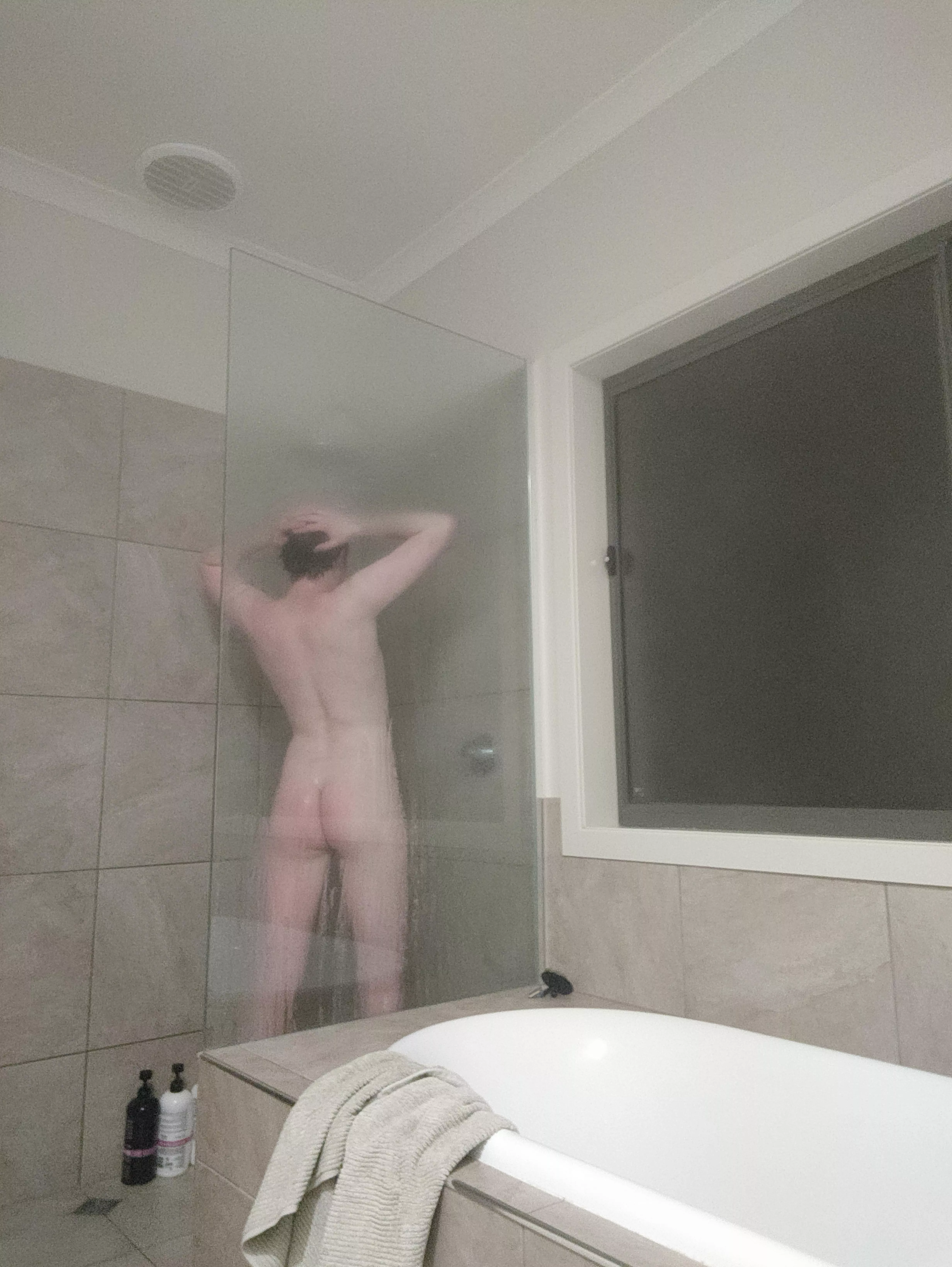 Anyone wanna join me, and scrub where I can't reach?