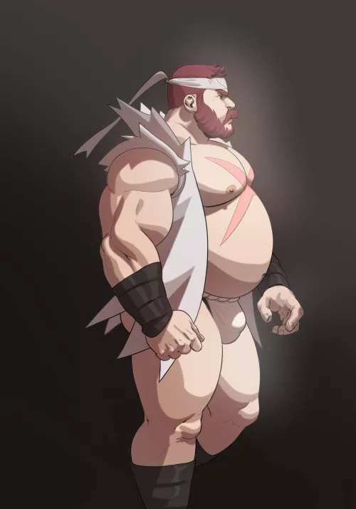 cell shade - Wrestler