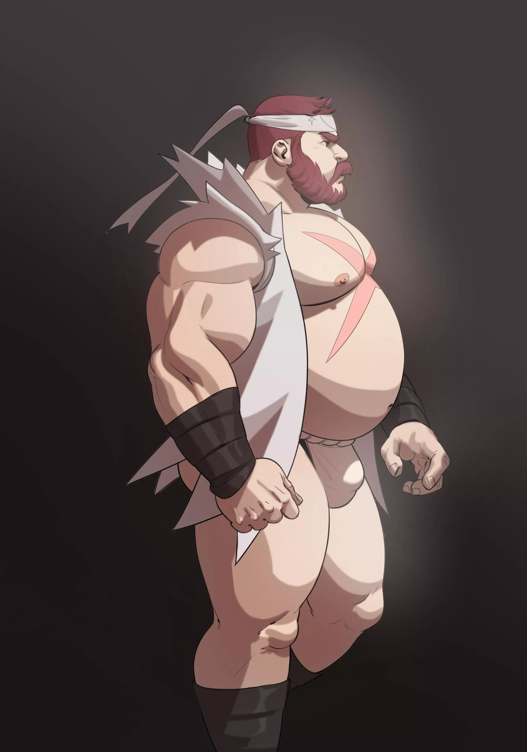 cell shade - Wrestler