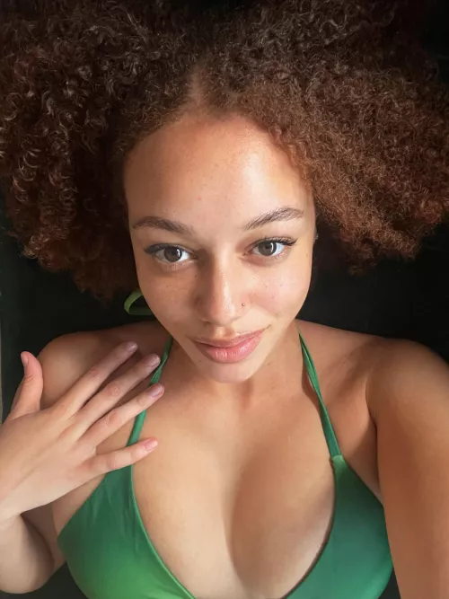 f19 would you date a latina with red afro hair?