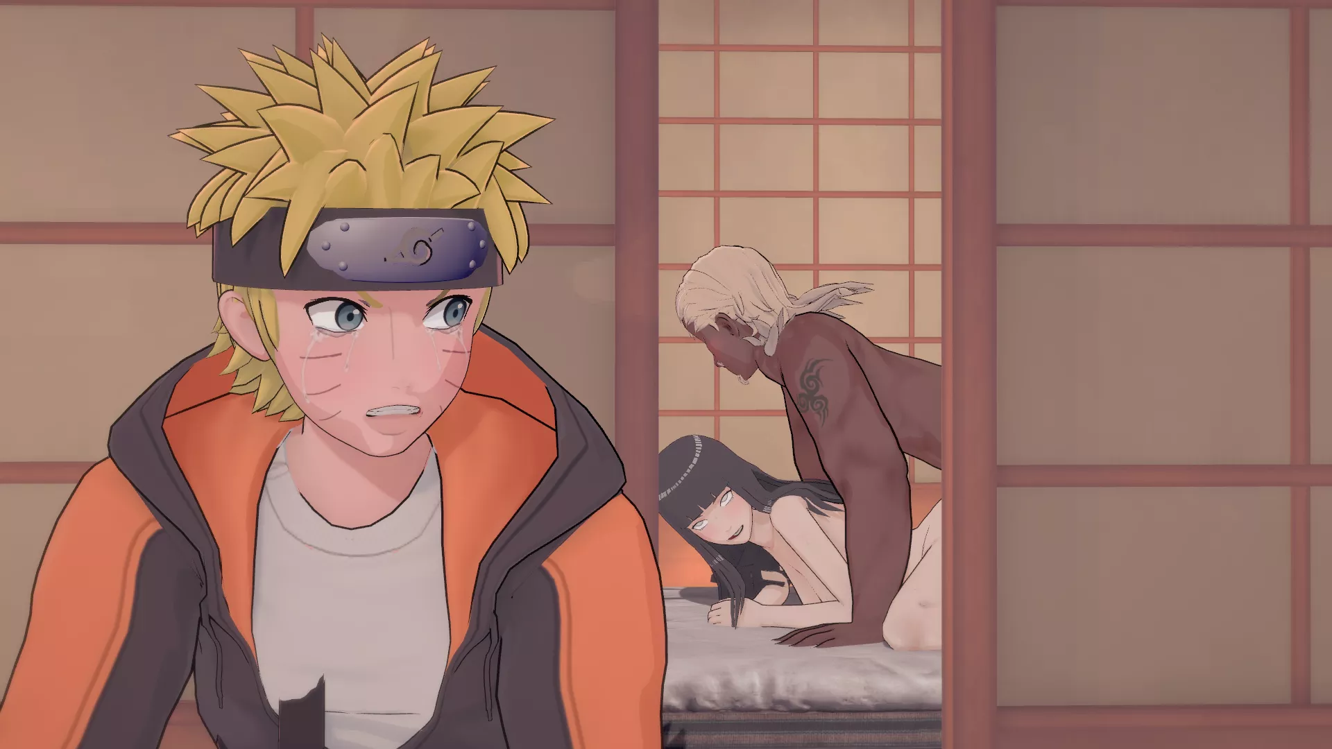 He can't even satisfy his wife despite the fact that he can summon so many dicks at once