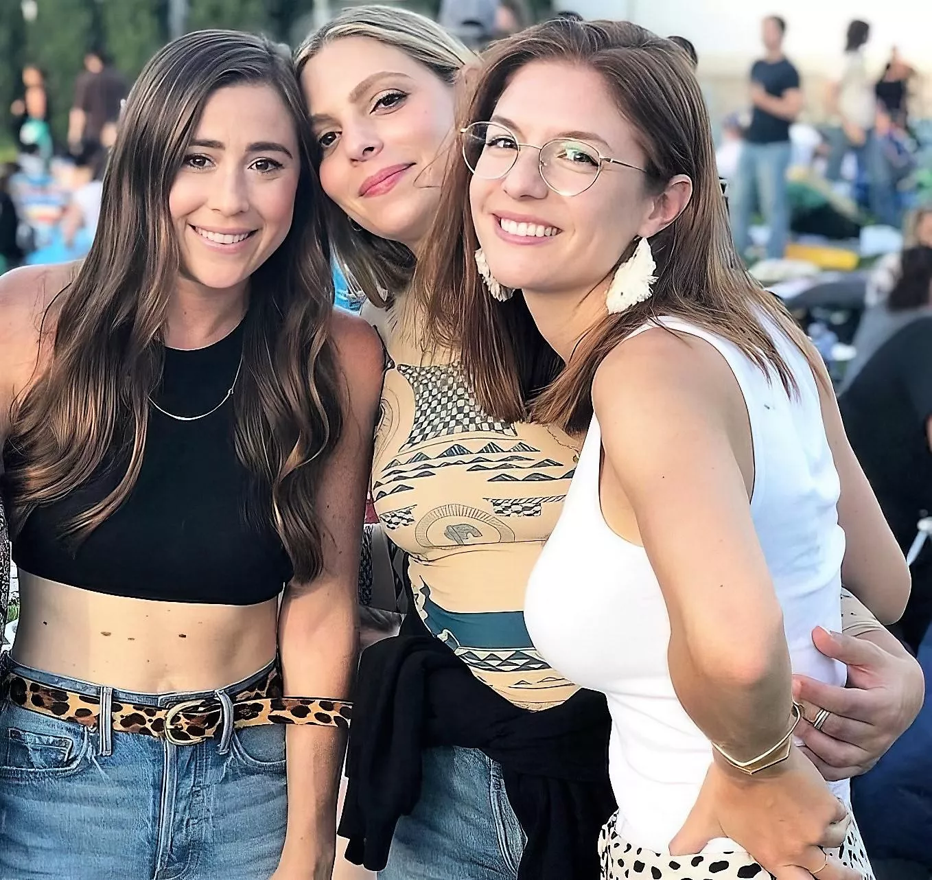 Her friends must be jealous of her tits.
