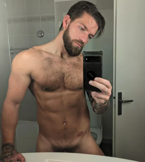 I can't find my towel. Could you blow me till I'm dry?