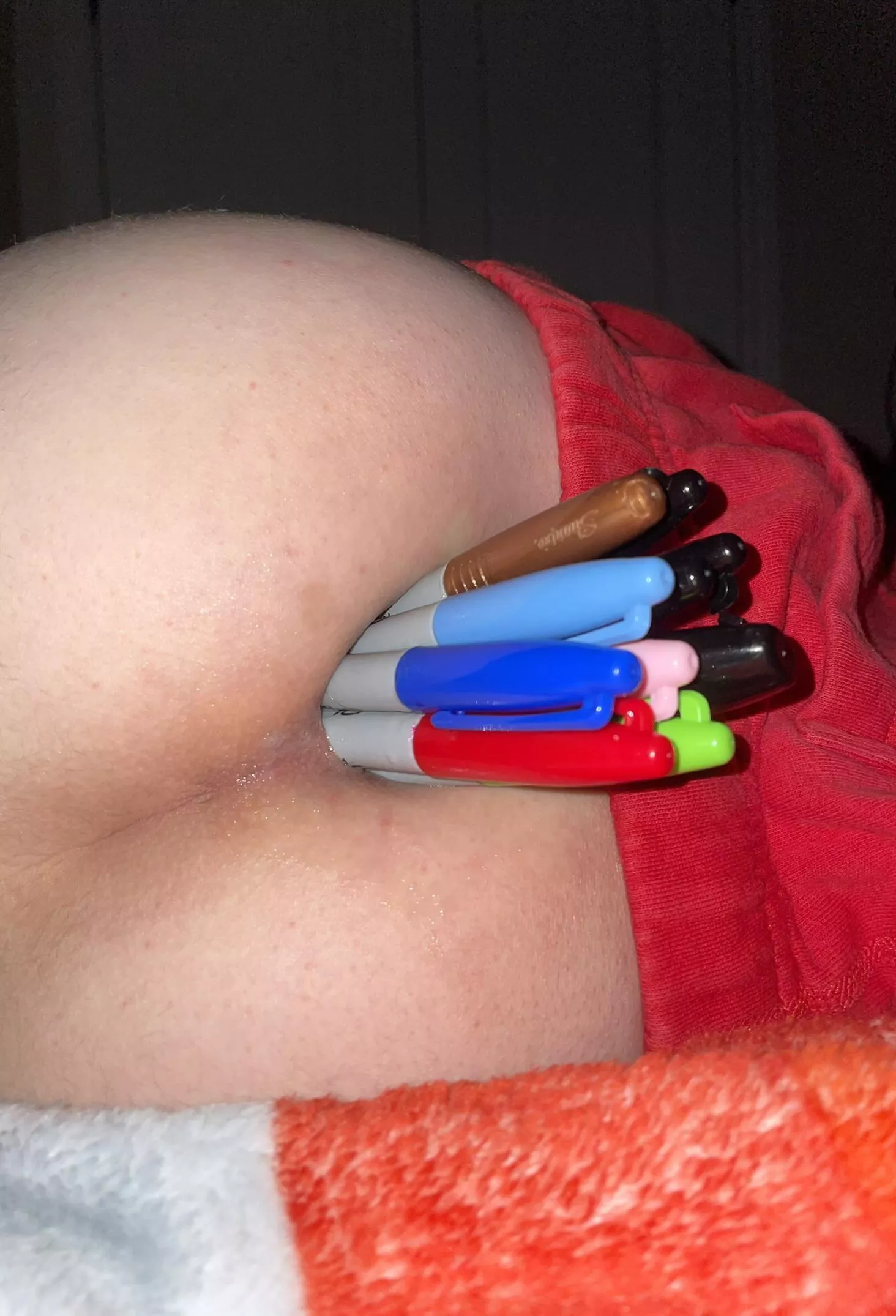 I love having butt sharpies inside of me, but there is something of yours i think i might like even more (19f)