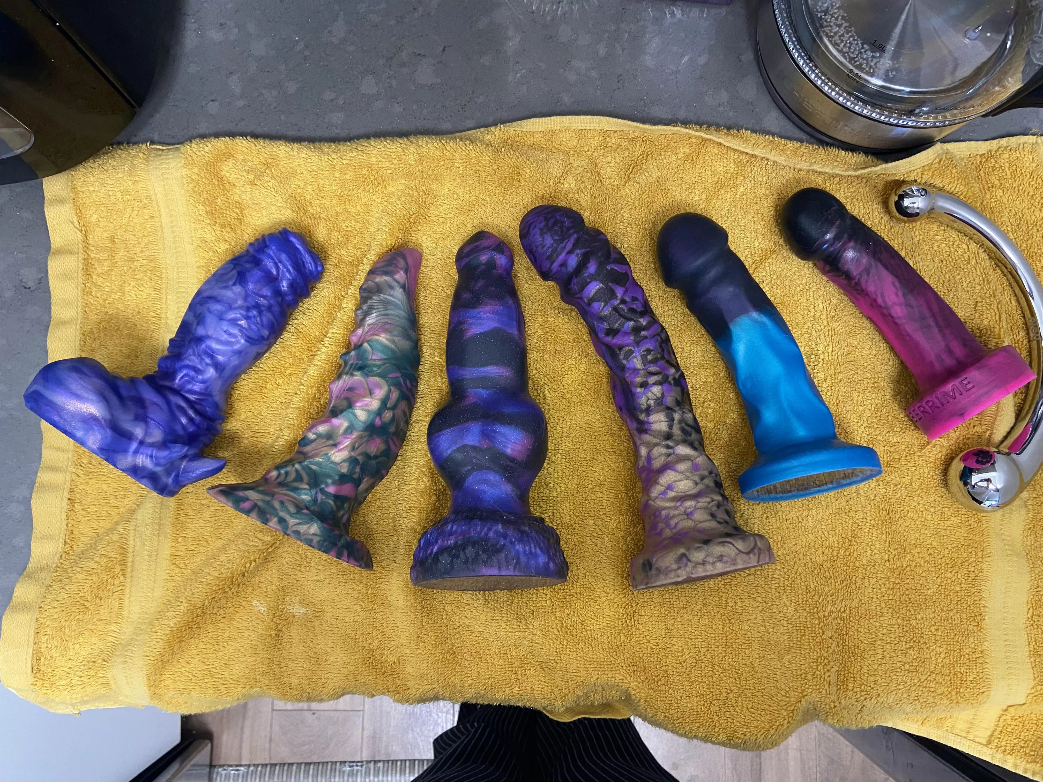 I took out my collection for a nice bath