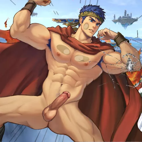 Ike smash bros screen KO