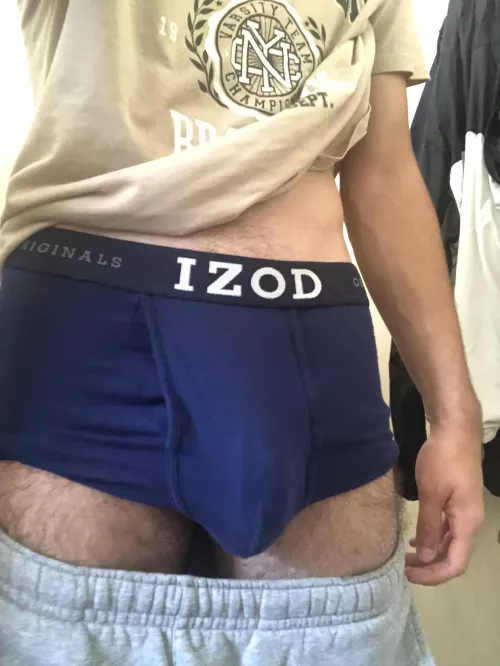 Love the way this pair stretches to accommodate my heavy soft cock