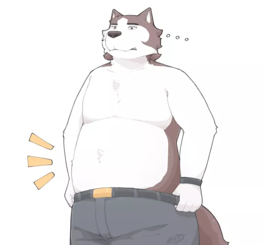 No one will like chubby wolf? (OC)
