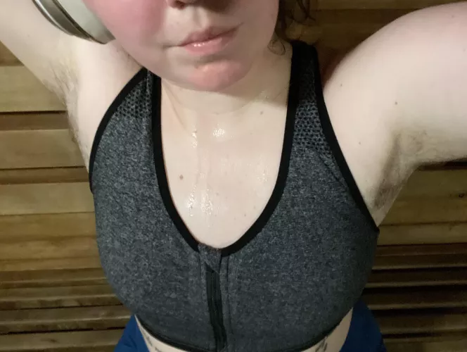 Post work out sauna pits