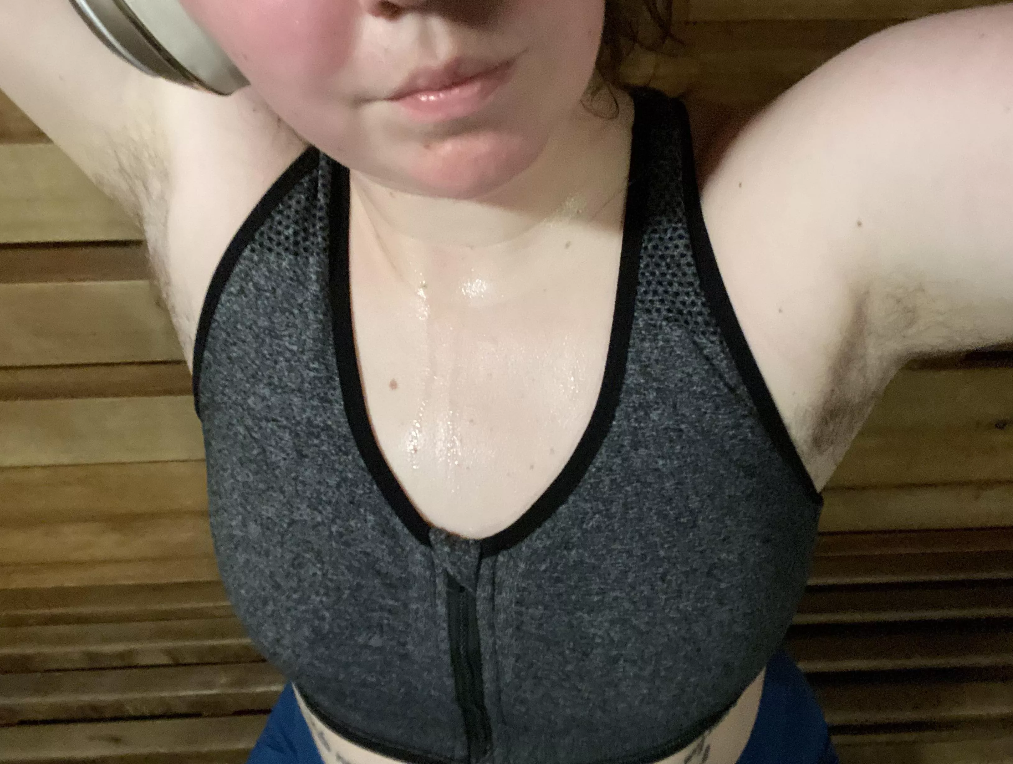 Post work out sauna pits