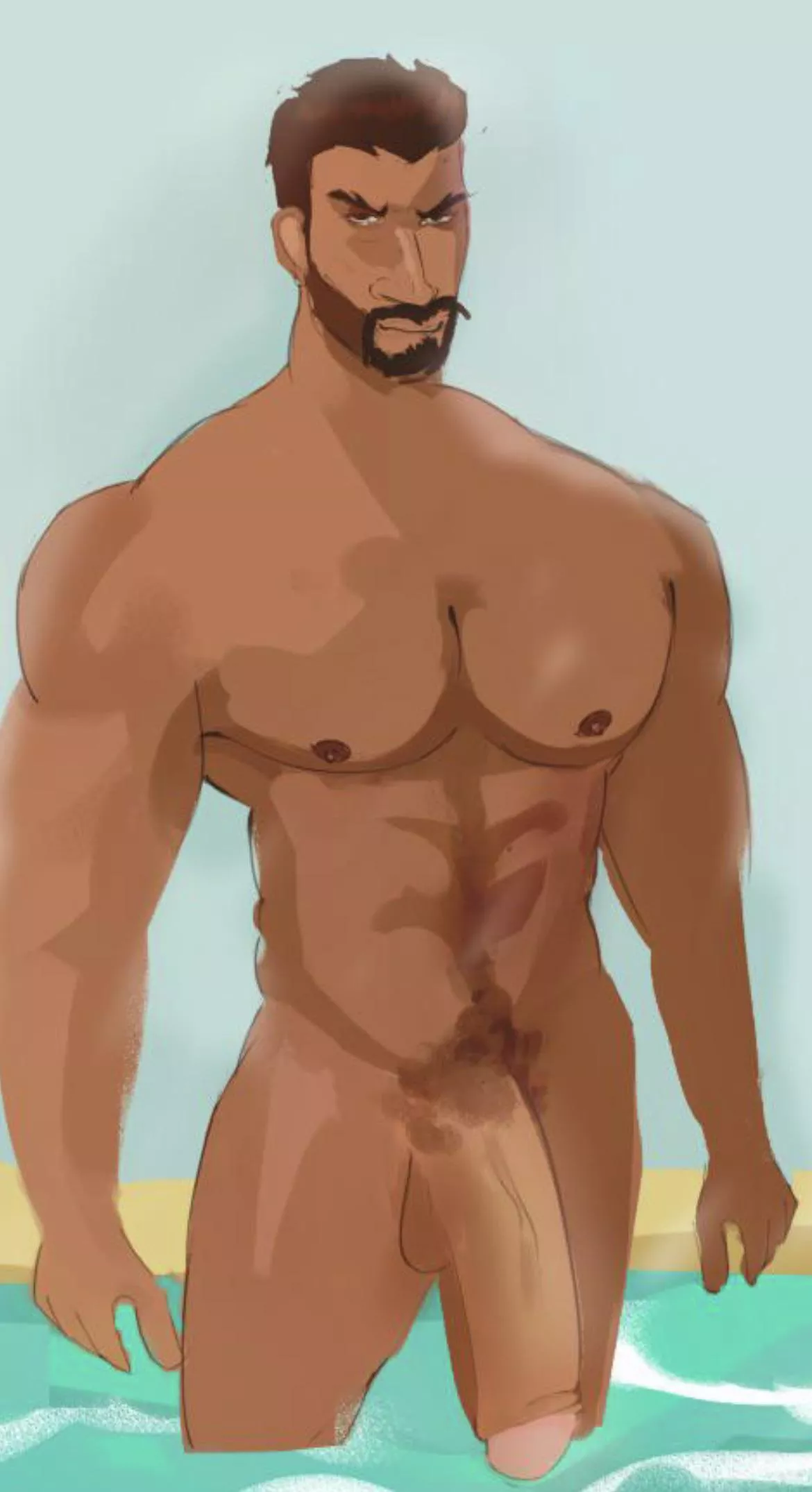 Reyes goes for a swim, wanna join? (By me)