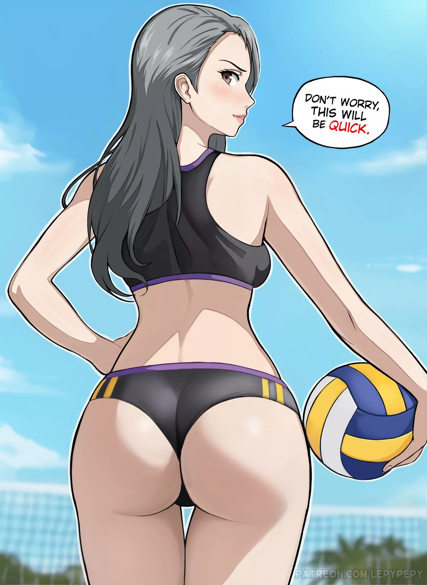 Sae Nijima volleyball (LepyPepy) [Persona 5]