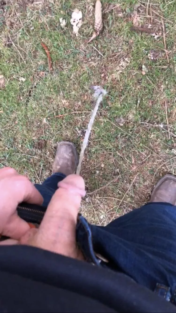 the best part of country life is pissing anywhere you want