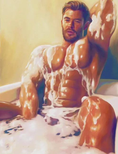 Thor taking a bath (MCU, Thor)