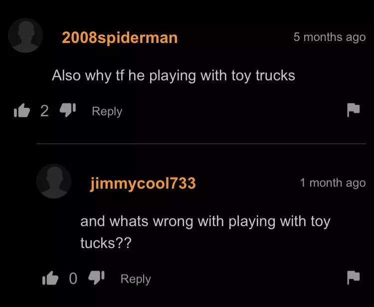 Toy trucks