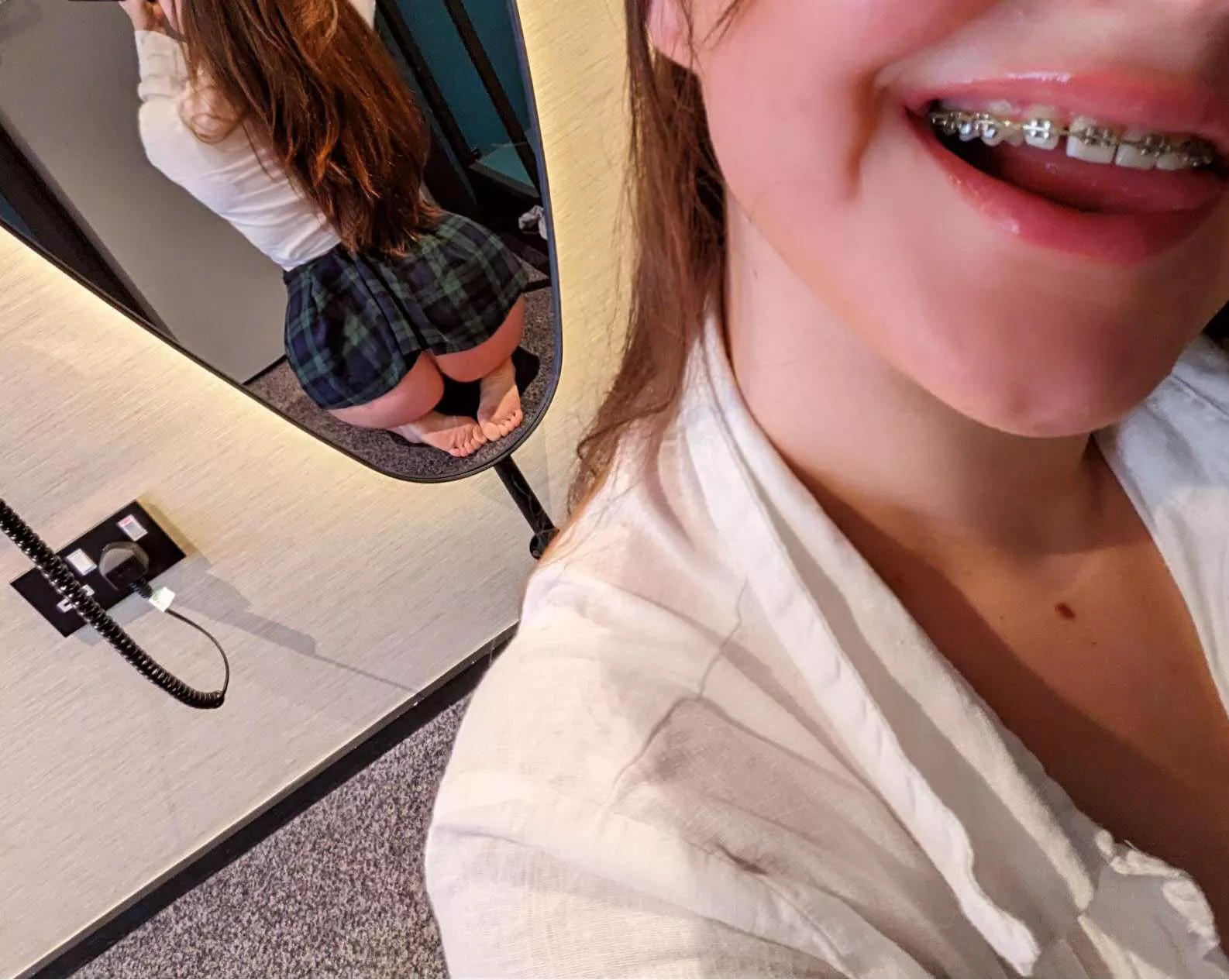 Would you leave an 18 y/o college girl leaking ?