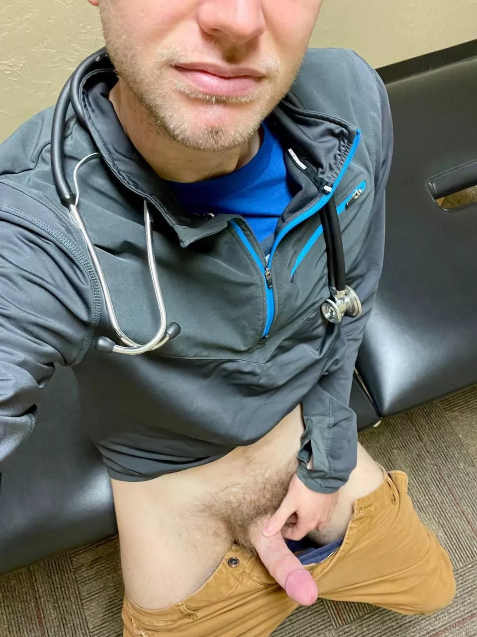 Would you let this doctor give you an exam? 😉