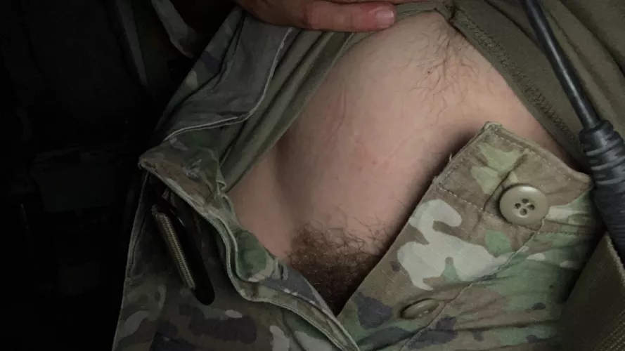 An action shot from my Bradley turret