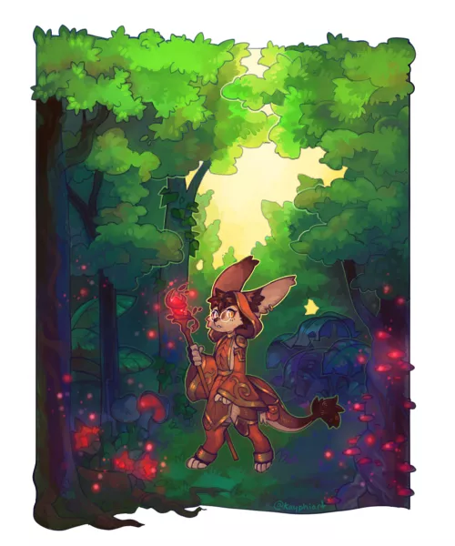 Forest (by me @kayphiart)
