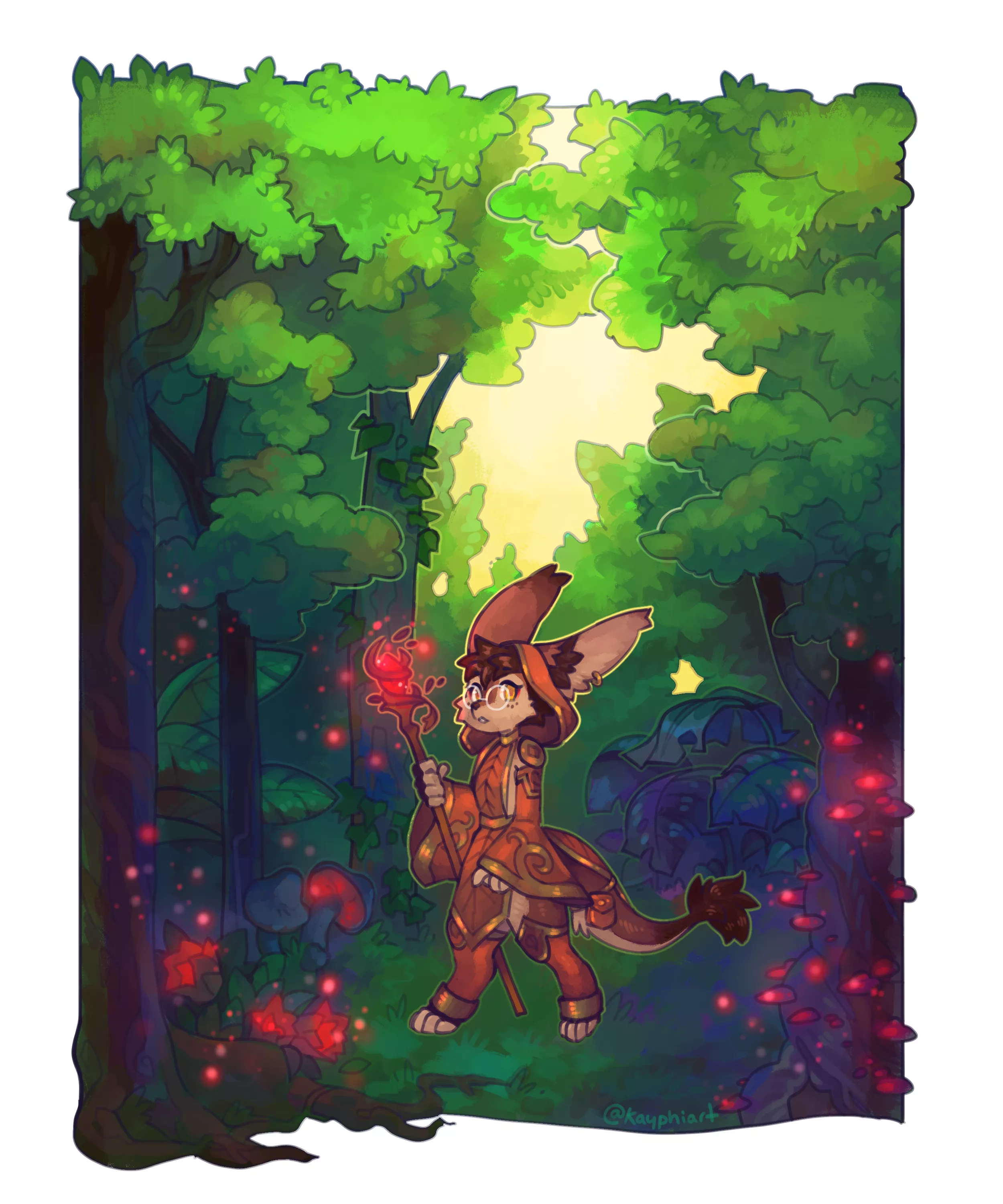 Forest (by me @kayphiart)