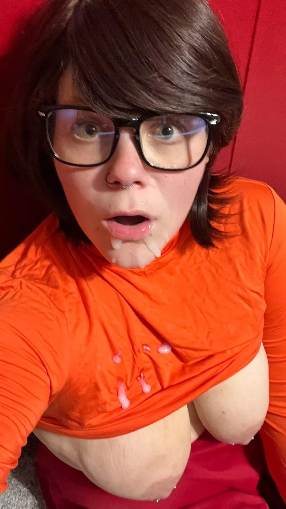 Jinkies you got it on my shirt!