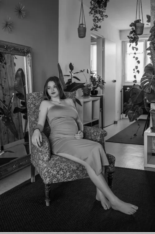 Just resting at home waiting for you to come back so I can suck your dick