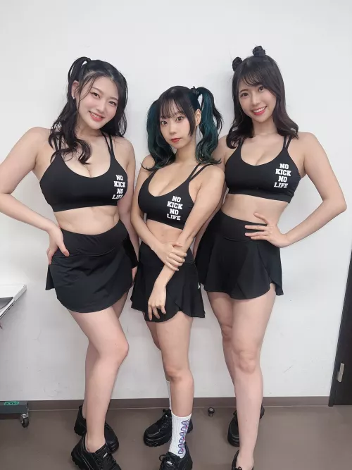 Kei Fubuki, Hikaru Aoyama & Fumina Suzuki (L-R)