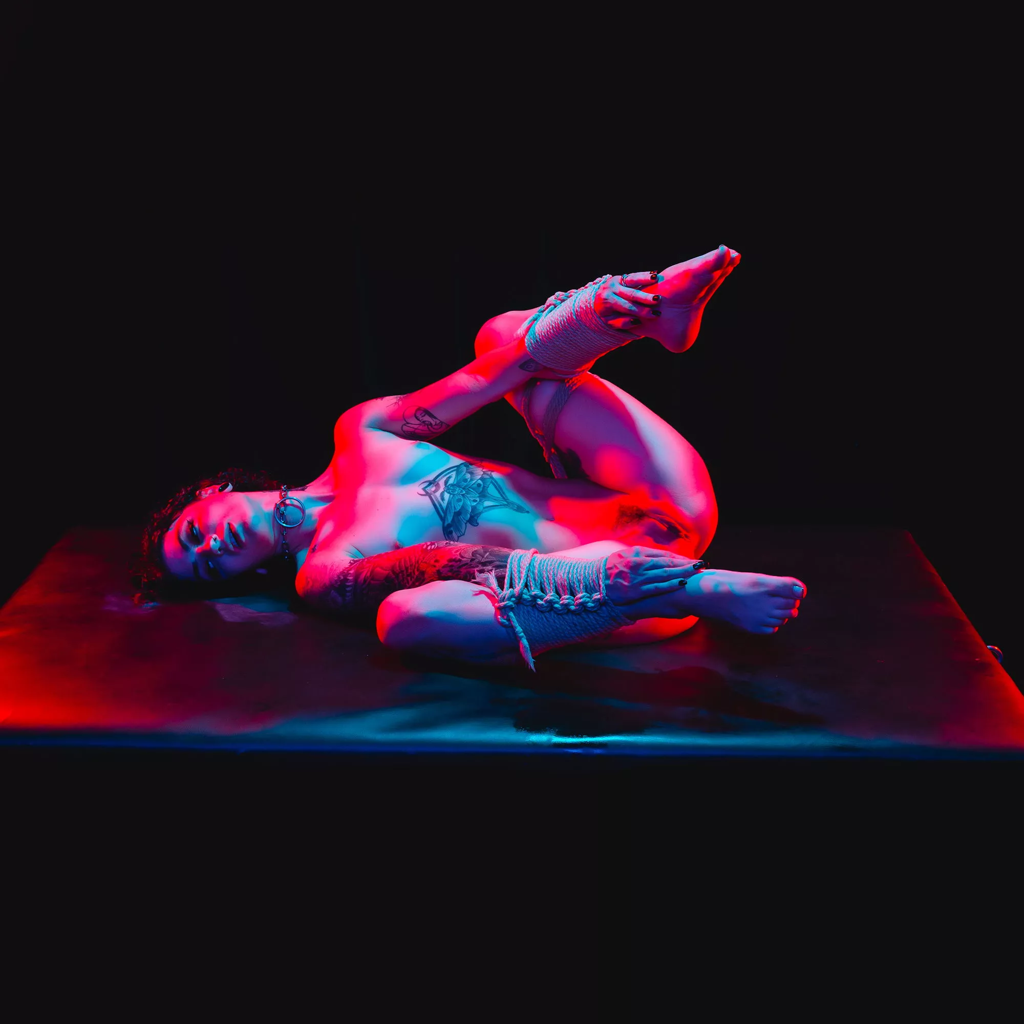 Lydia Black wrists and ankles - rope and photo by me (The Dark Arts)