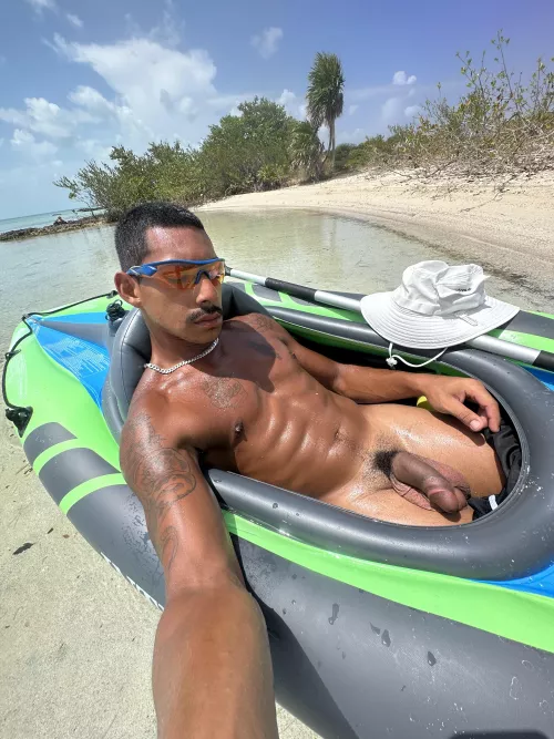 Relaxing in paradise