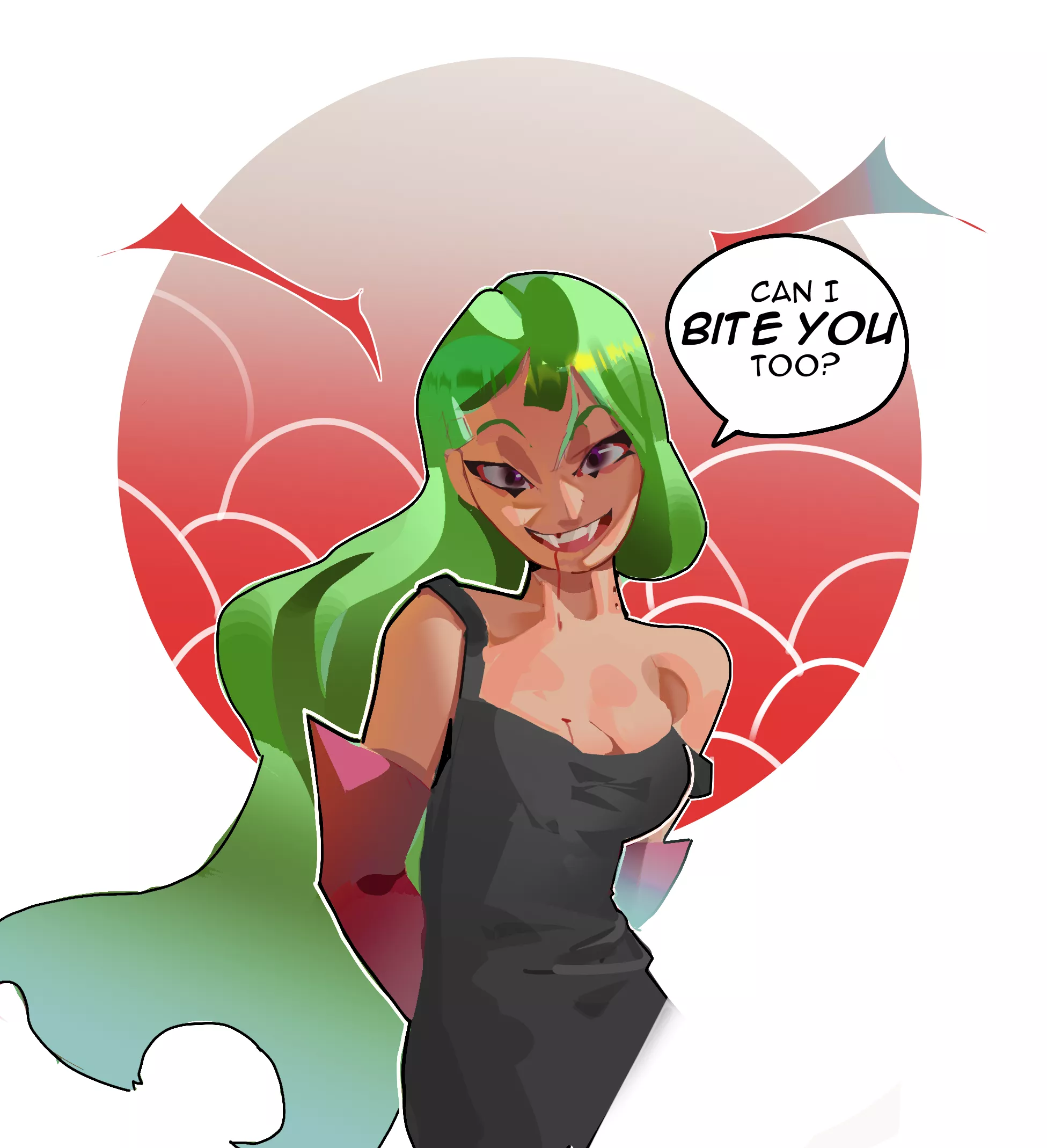 She's a bit thirsty, you know? (commission open) [OC]