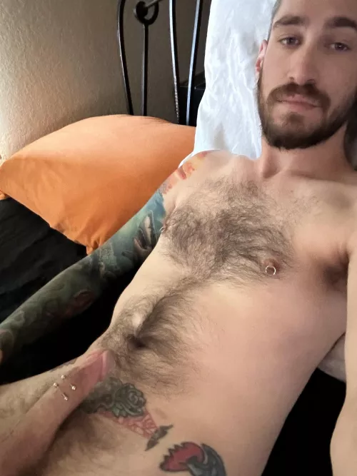 Who's laying down next to me?