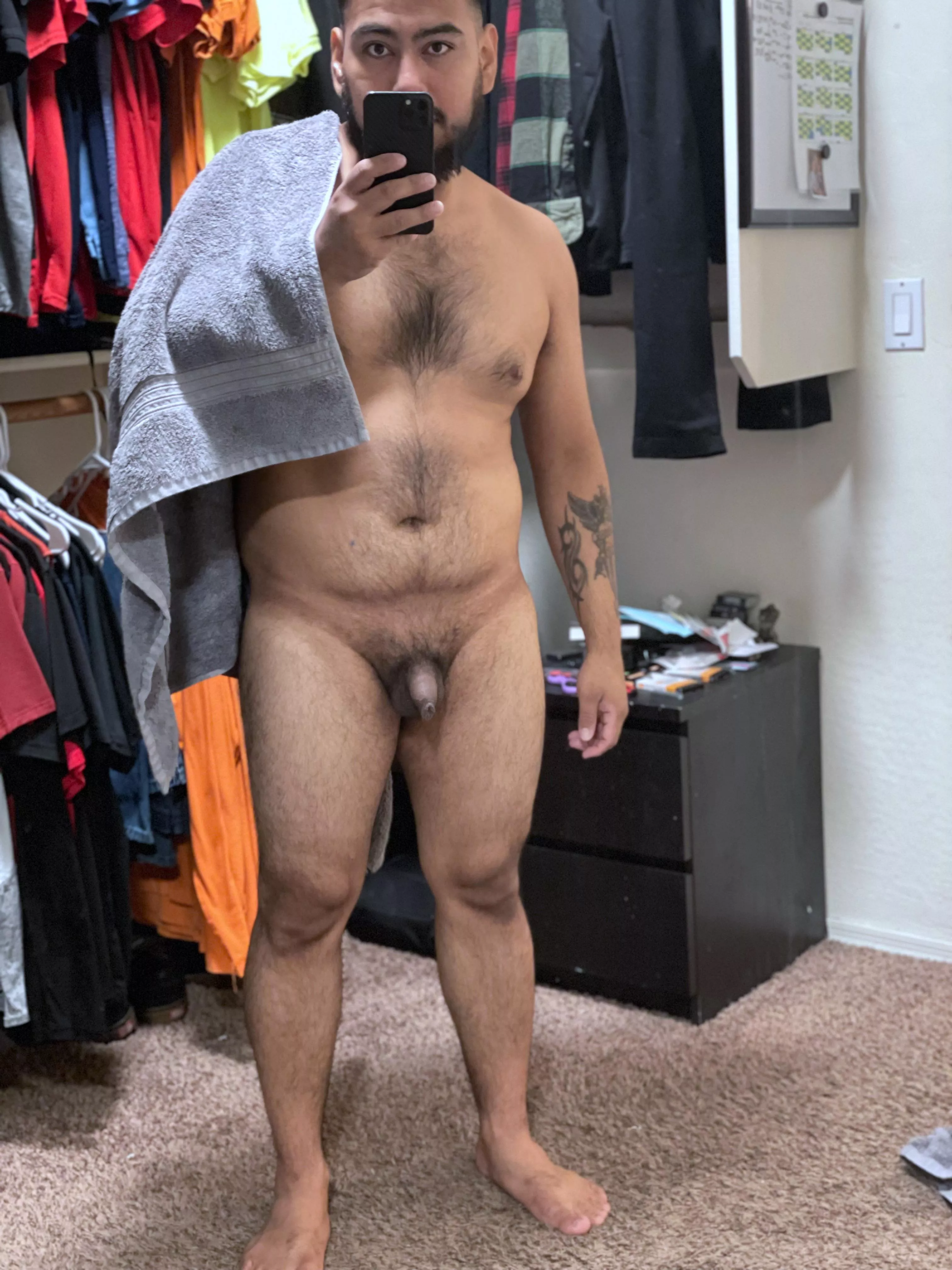 Will you help me dry off?